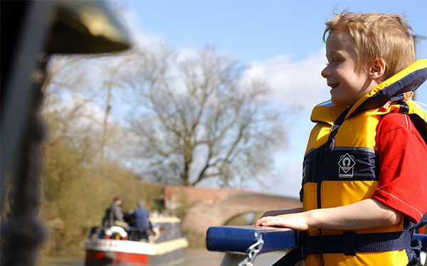 Hire a canal boat for the day and explore the countryside afloat