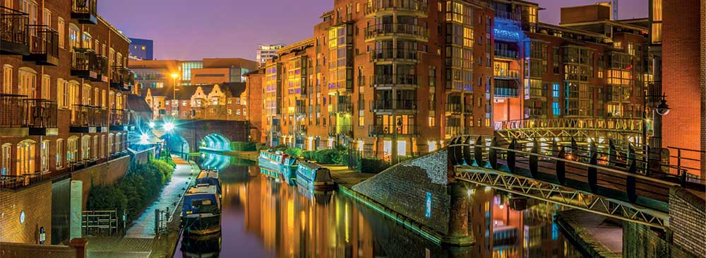 Visit Birmingham on a canal boat holiday