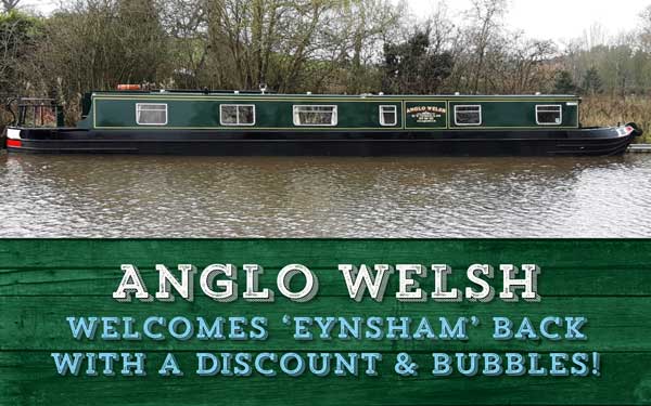 We’re welcoming ‘Eynsham’ back with a discount & bubbles!