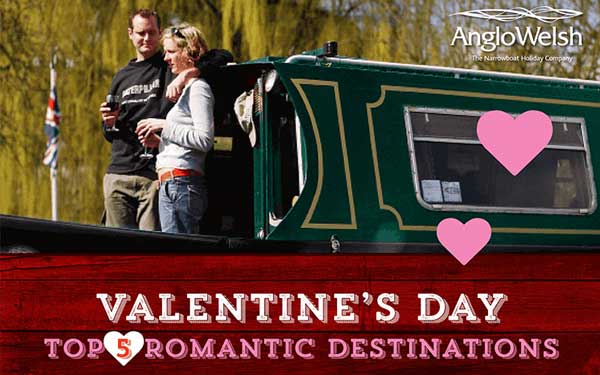 Top 5 Valentine’s Day Romantic Narrowboat Holiday Destinations Afloat on the UK Canals