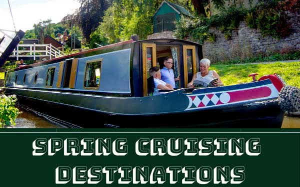 Beautiful canal boat holiday Spring cruising routes