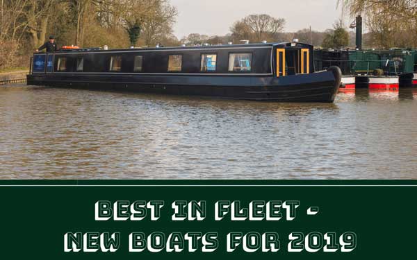 New canal boats for hire in 2019