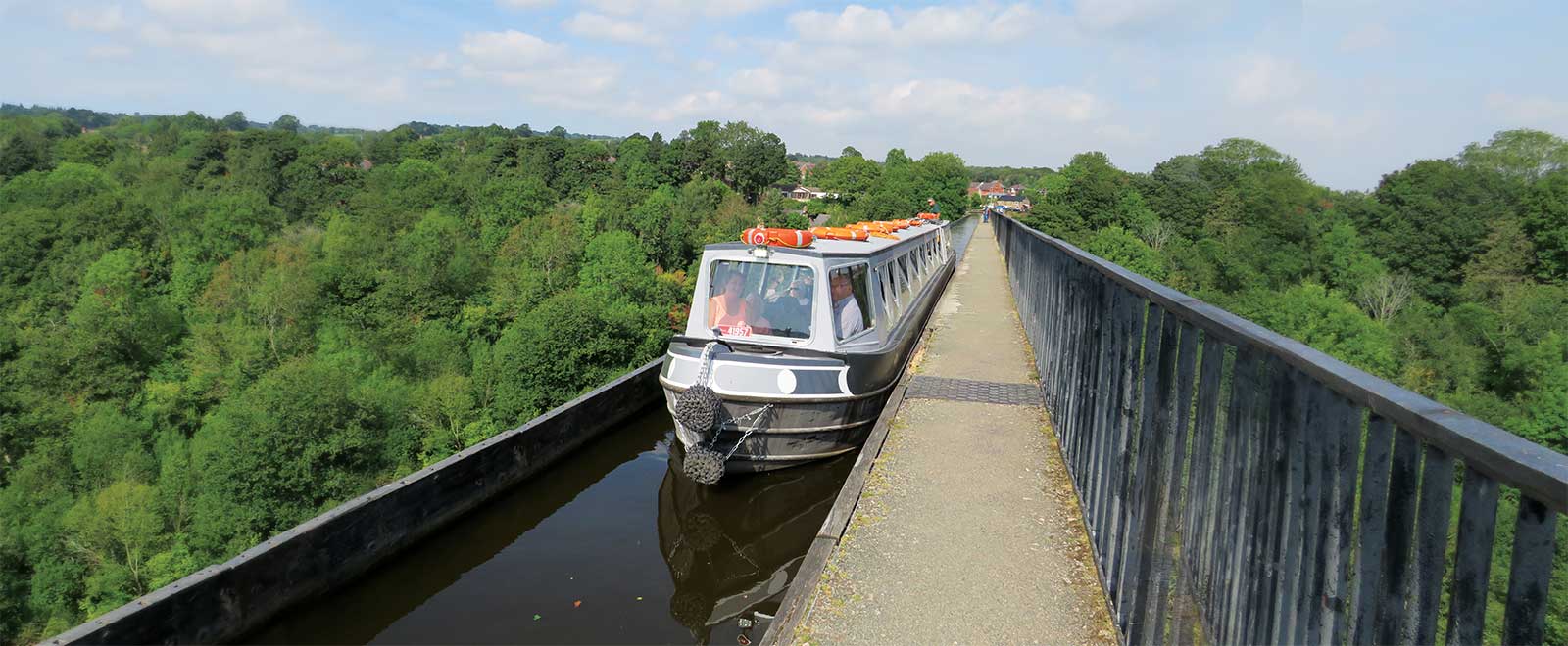 llangollen canal trips over aqueduct