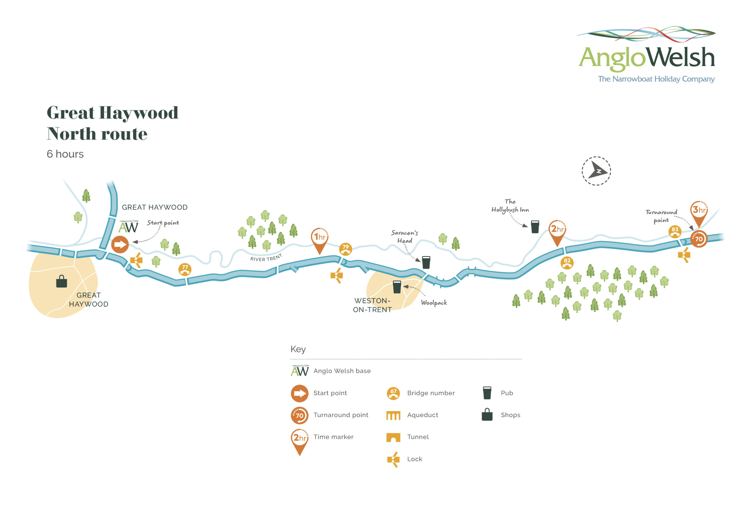 New day boat hire canal maps