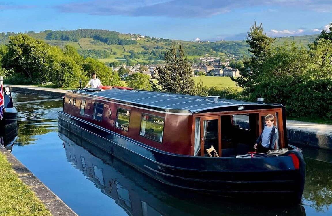 Canal barge hire on the Leeds & Liverpool Canal at Silsden