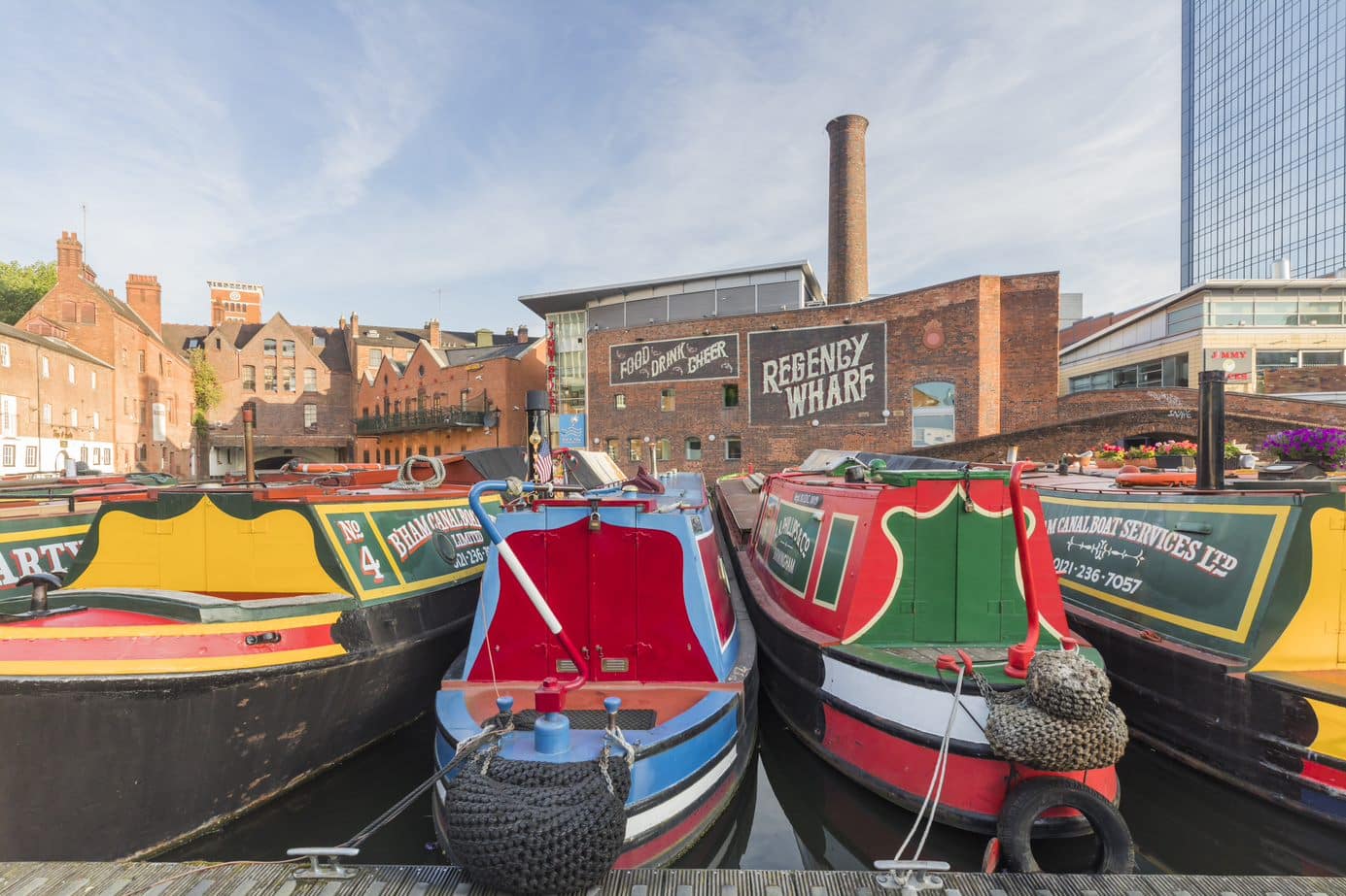 Gas Street Basin in Birmingham