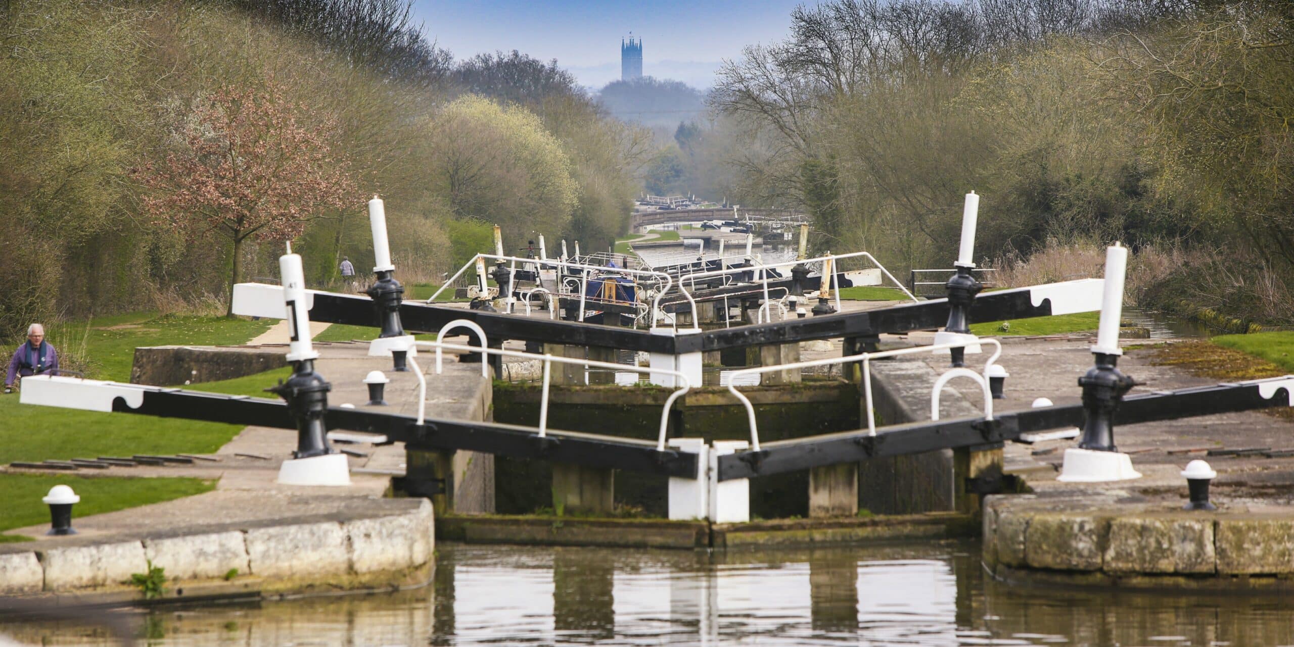 Hatton locks on the Grand Union Canal