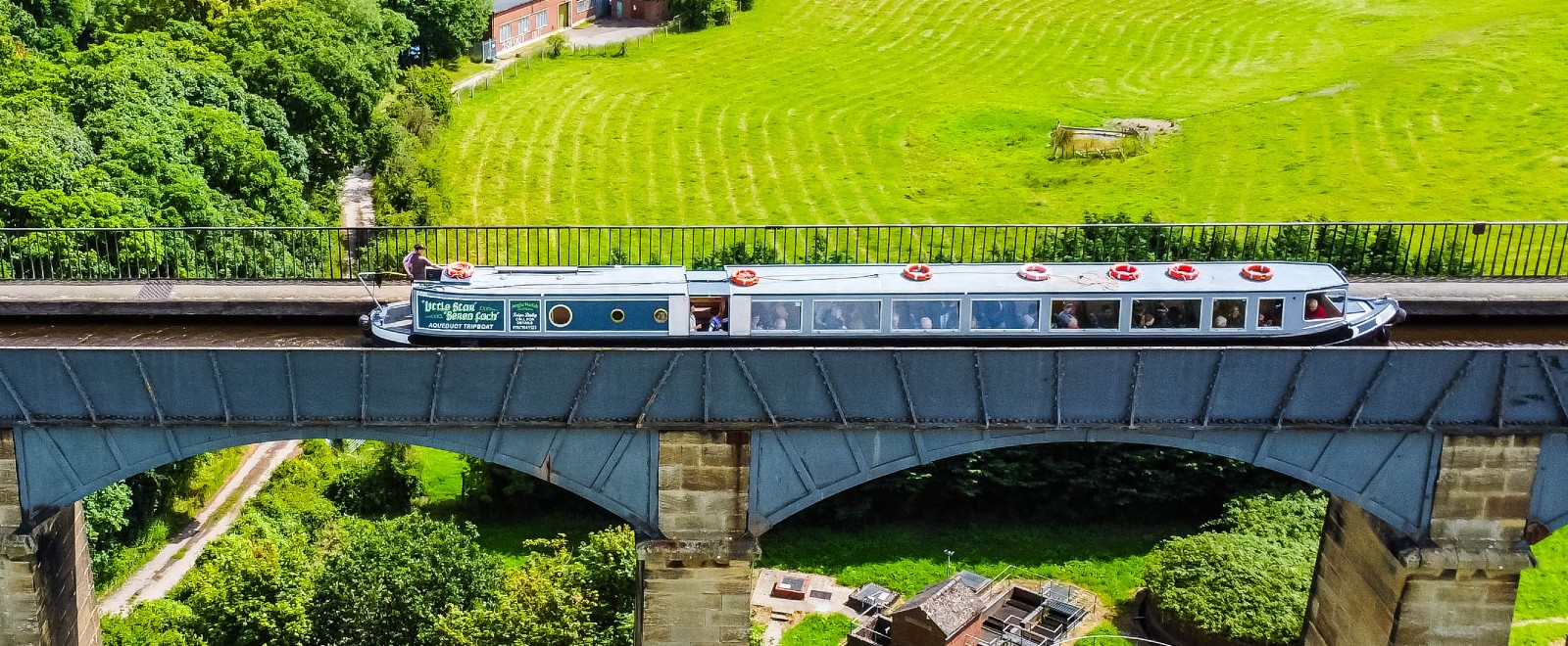 Boat trips across the Pontcysyllte Aqueduct
