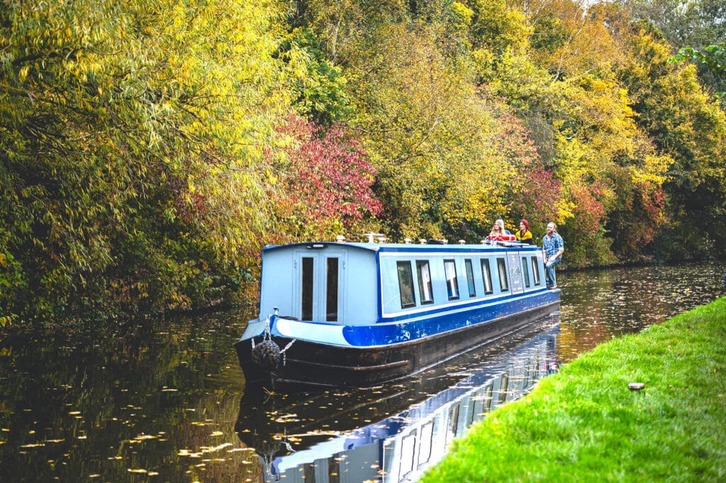 Narrowboating on the Trent & Mersey Canal in Staffordshire